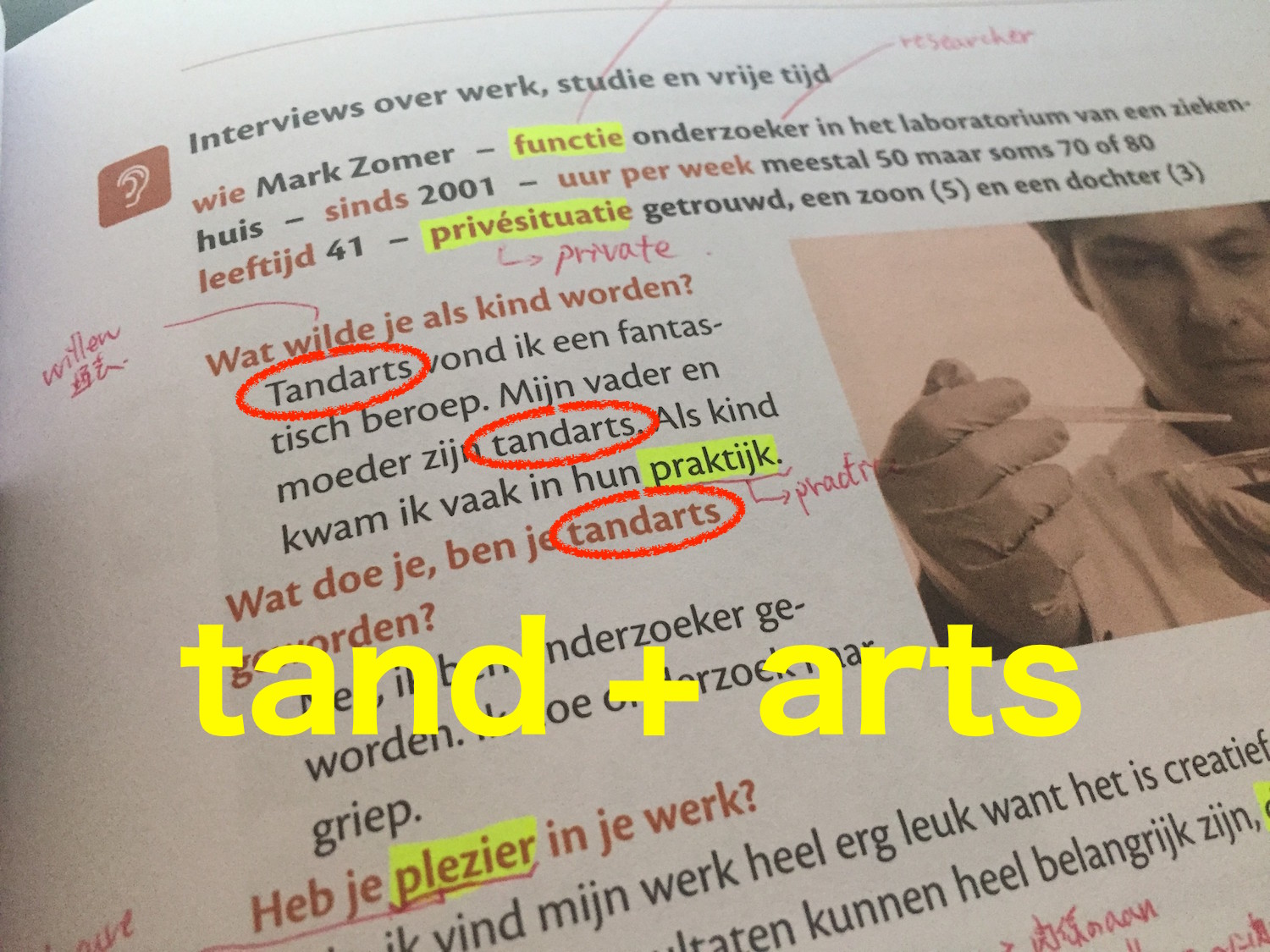 医術と芸術の関係 オランダ語で医者はarts 歯医者はtandarts 英語で芸術はart その語源は 絵を描く口腔外科医kaak Studio